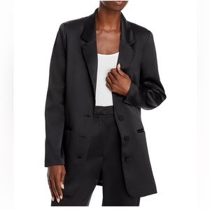 Wayf satin blazer never worn with tags